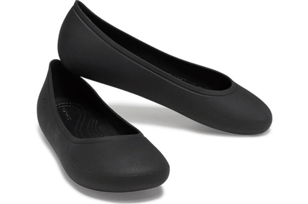 Crocs Brooklyn Kadee Women's Size 9 Ballet Flats Black Slip-On Shoes